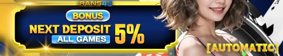 BONUS DEPOSIT 5% SETIAP DEPOSIT